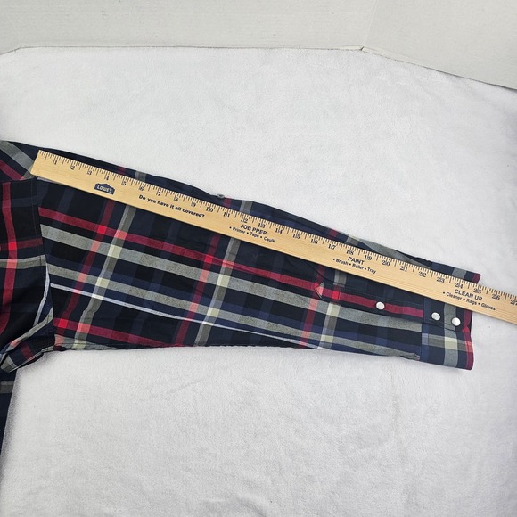 COEVALS CLUB Men's Pearl Snap Plaid Western Button Down Shirt Size XXL NWOT - Picture 7 of 7